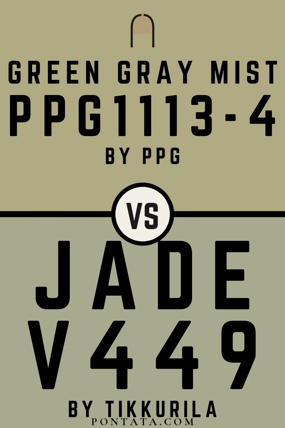 Green Gray Mist vs Jade