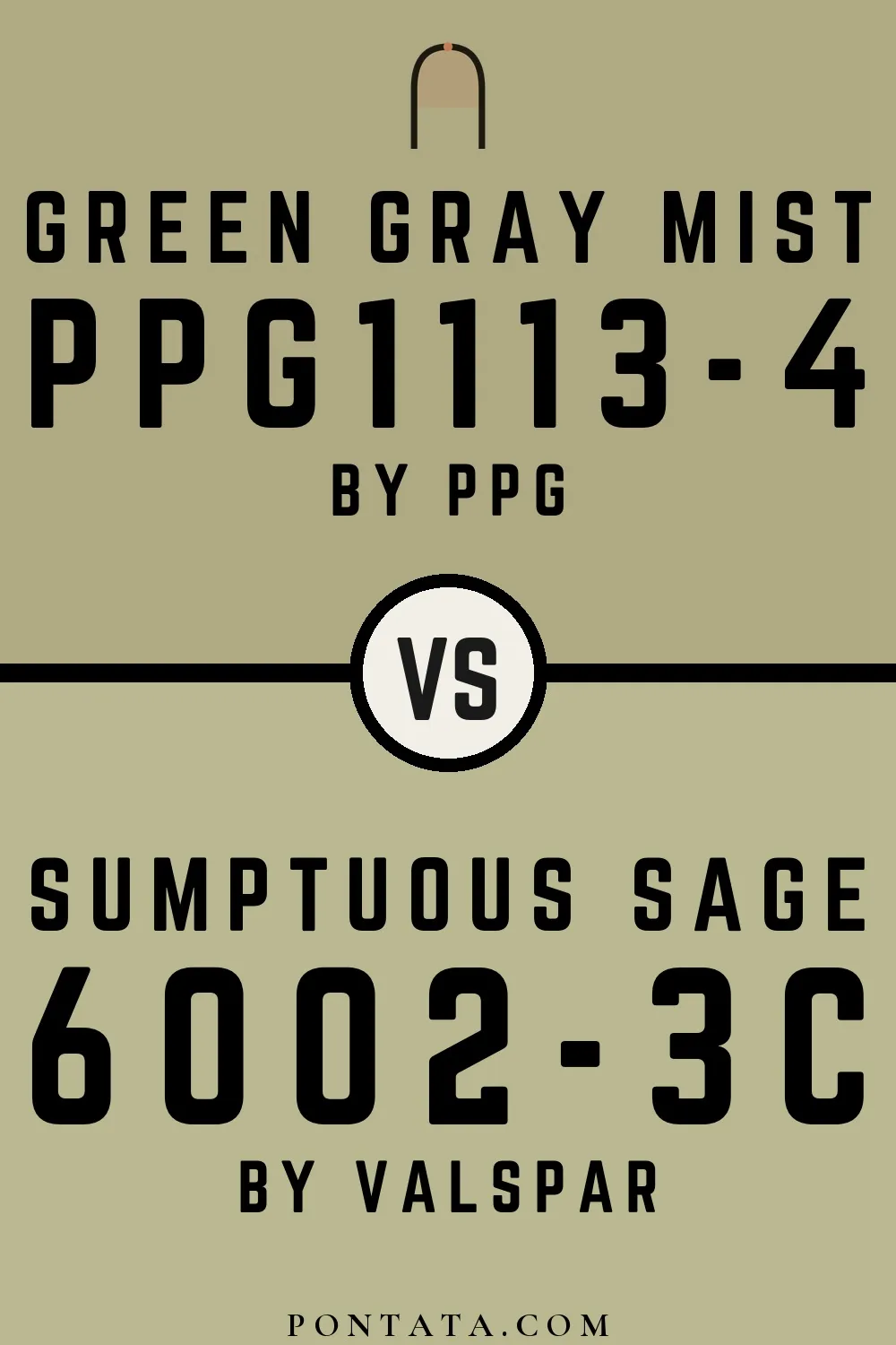 Green Gray Mist vs Sumptuous Sage