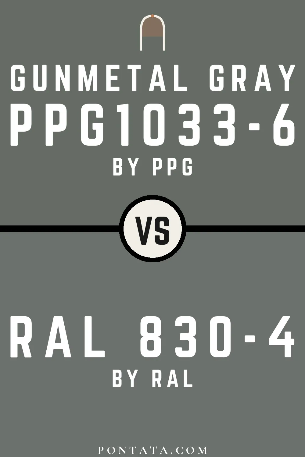 Gunmetal Gray vs RAL 830-4