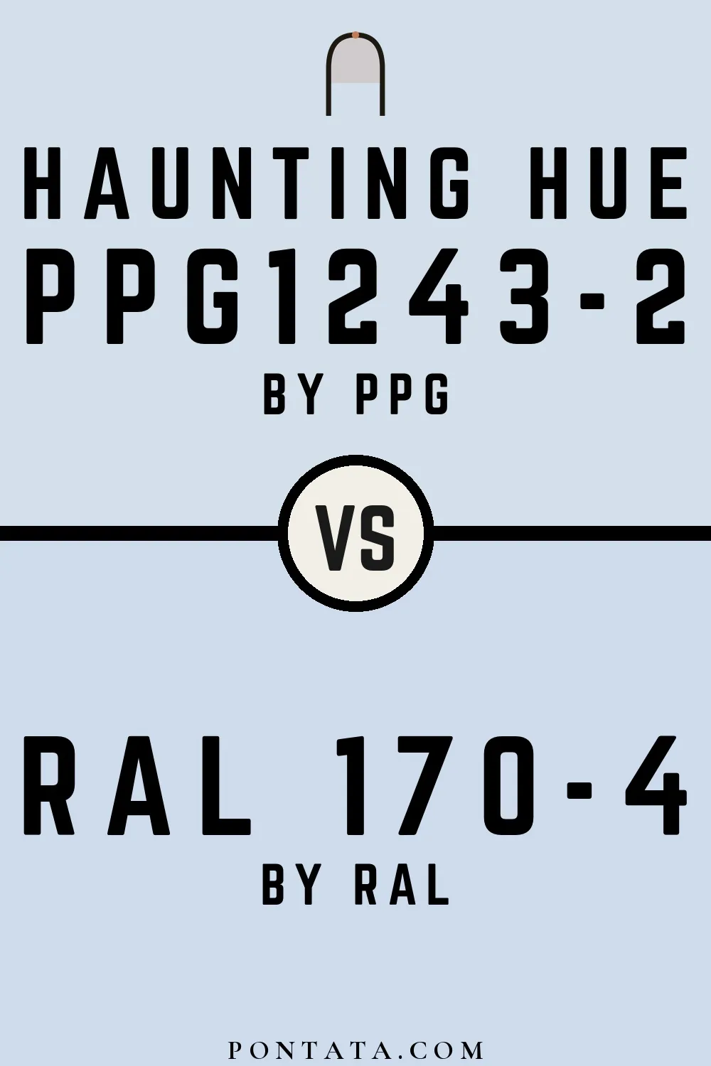 Haunting Hue vs RAL 170-4