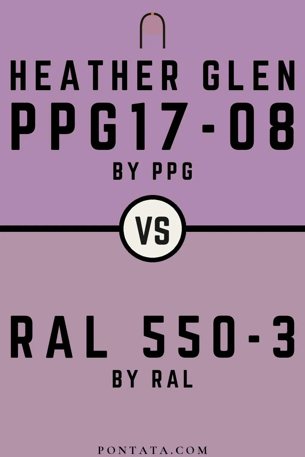 Heather Glen vs RAL 550-3