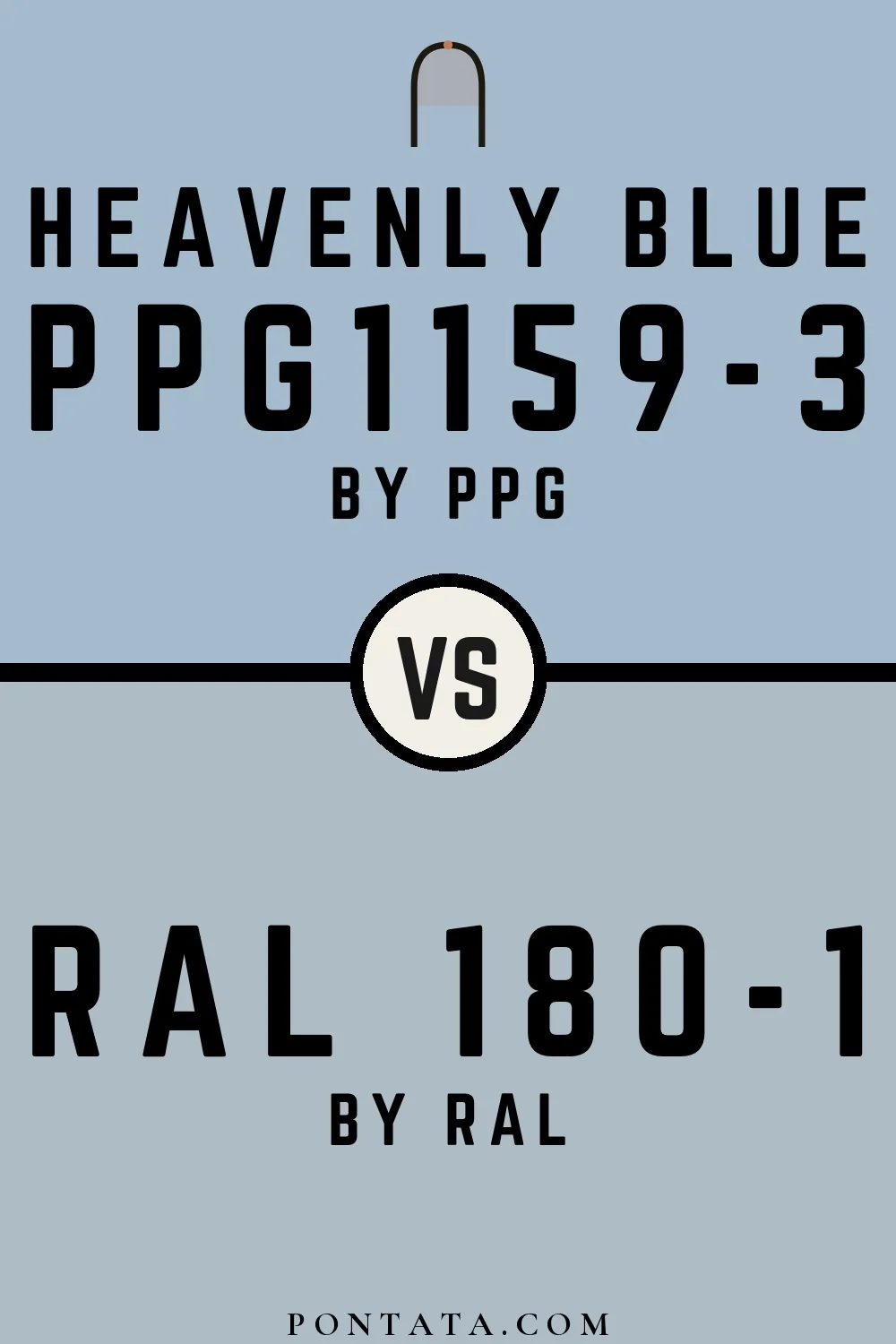Heavenly Blue vs RAL 180-1
