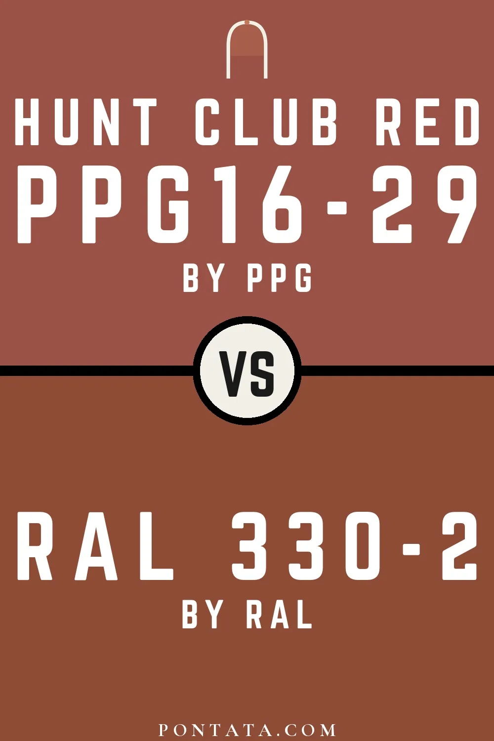 Hunt Club Red vs RAL 330-2