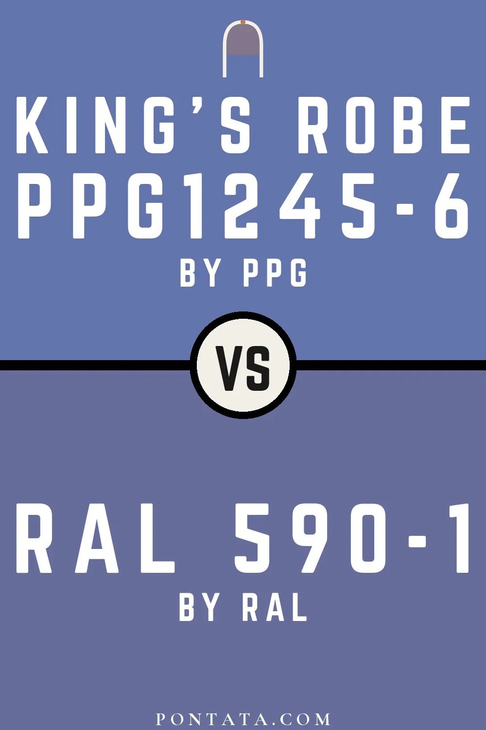 King's Robe vs RAL 590-1