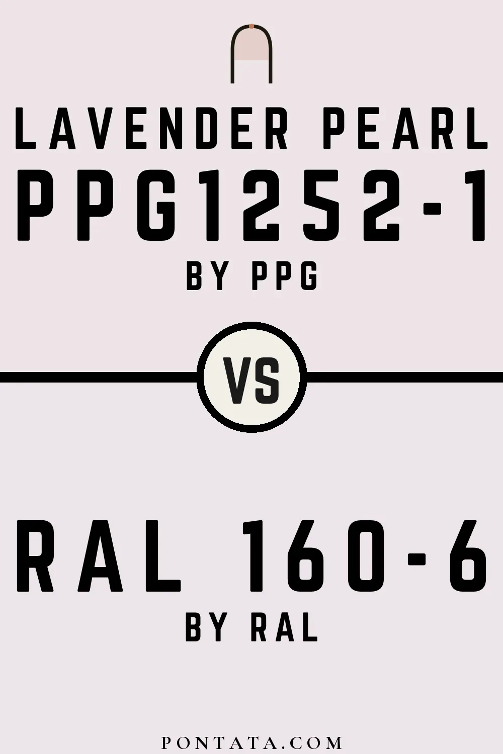 Lavender Pearl vs RAL 160-6
