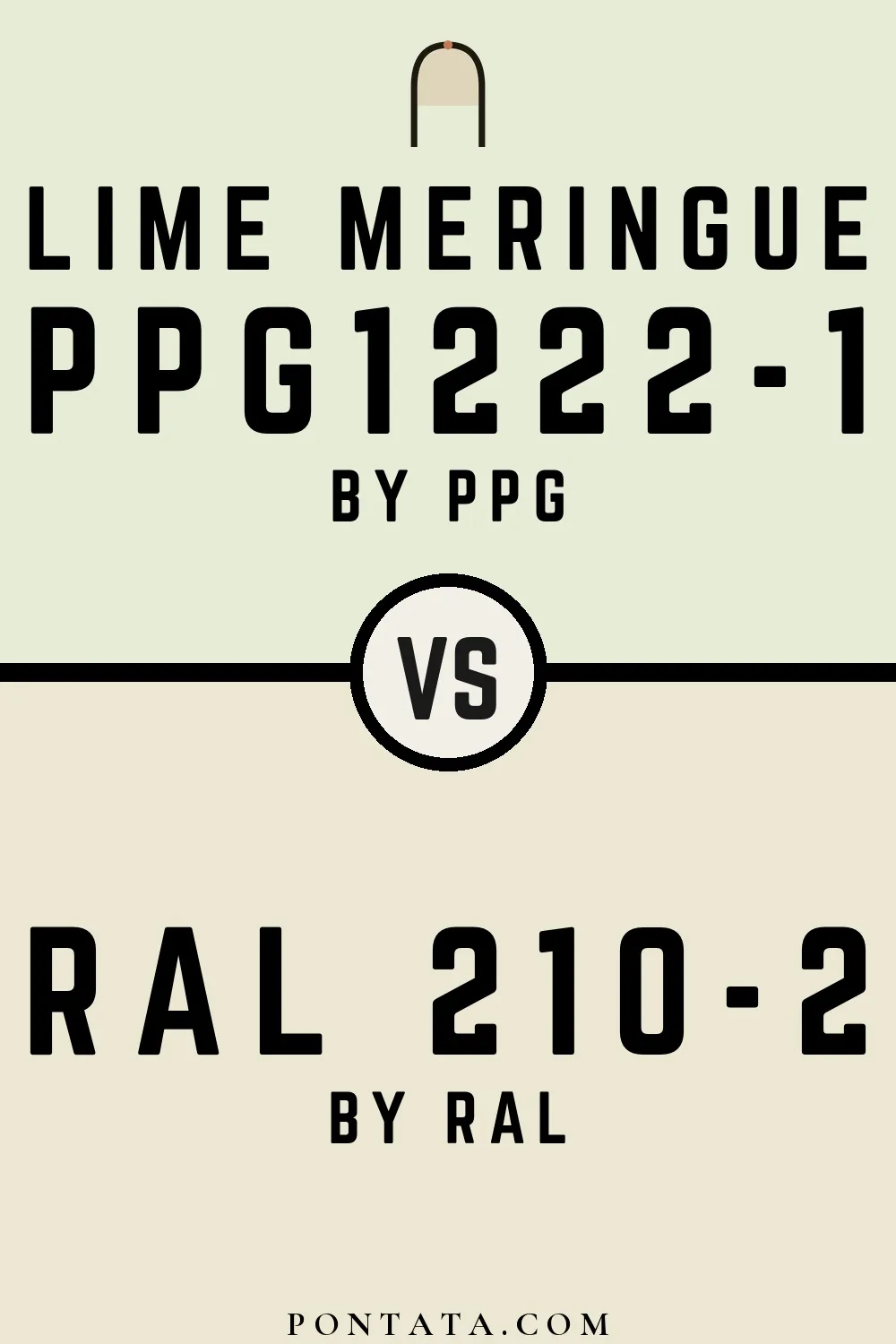 Lime Meringue vs RAL 210-2