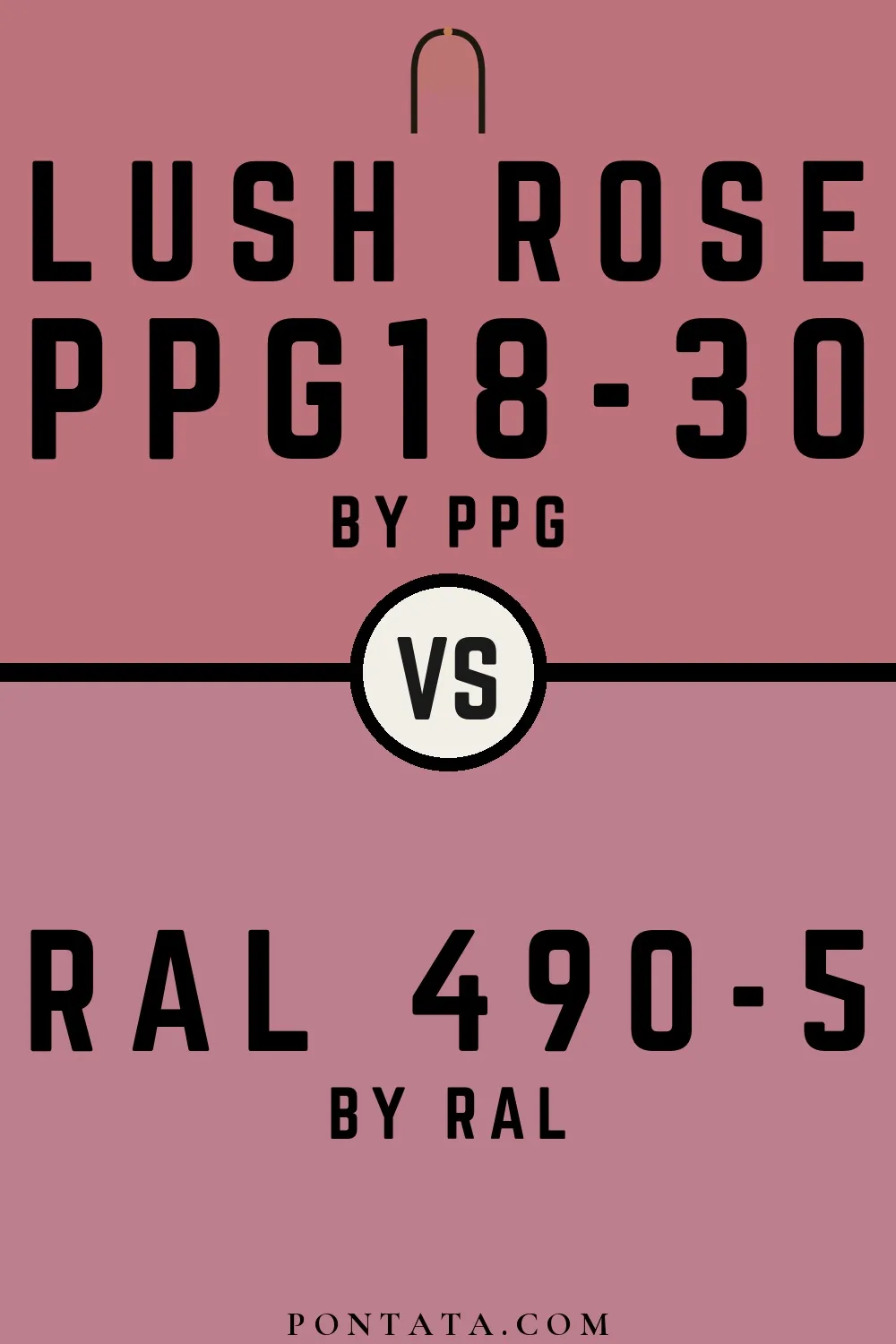 Lush Rose vs RAL 490-5