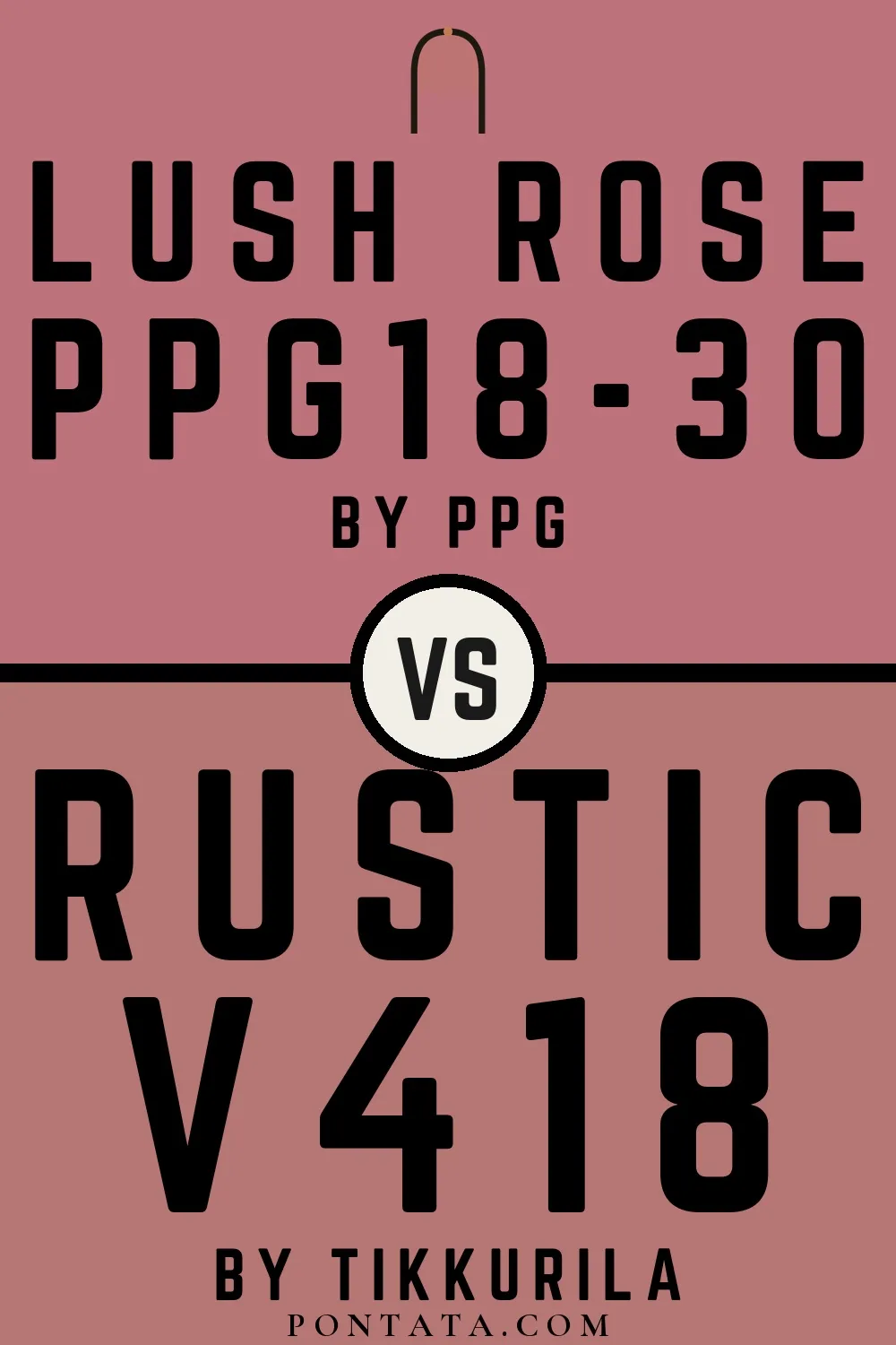 Lush Rose vs Rustic