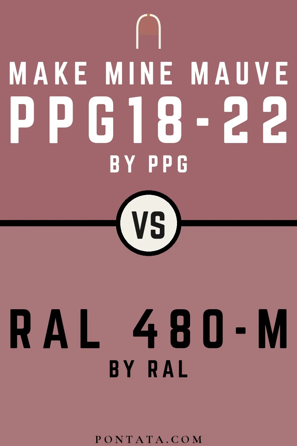 Make Mine Mauve vs RAL 480-M