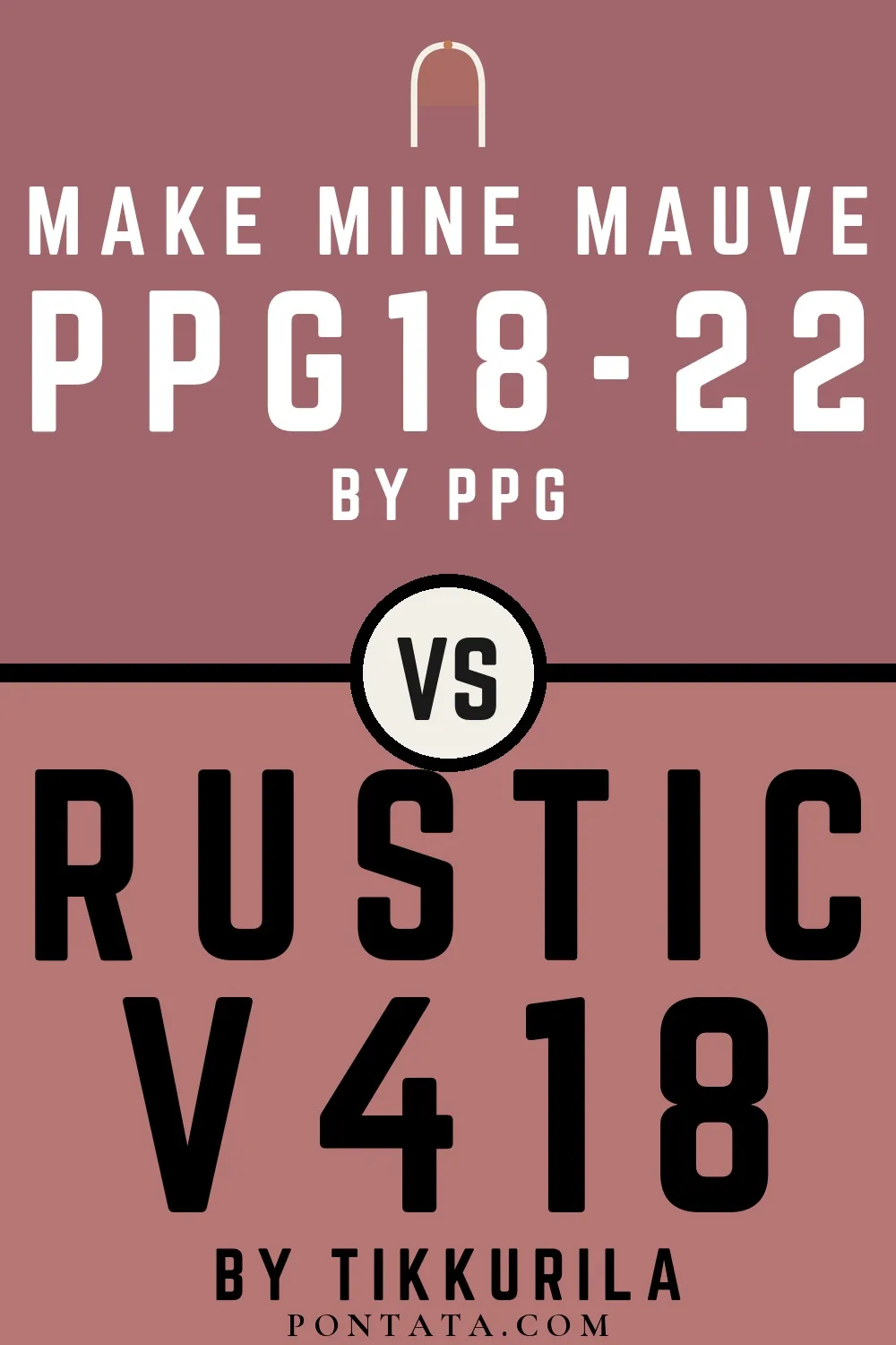 Make Mine Mauve vs Rustic