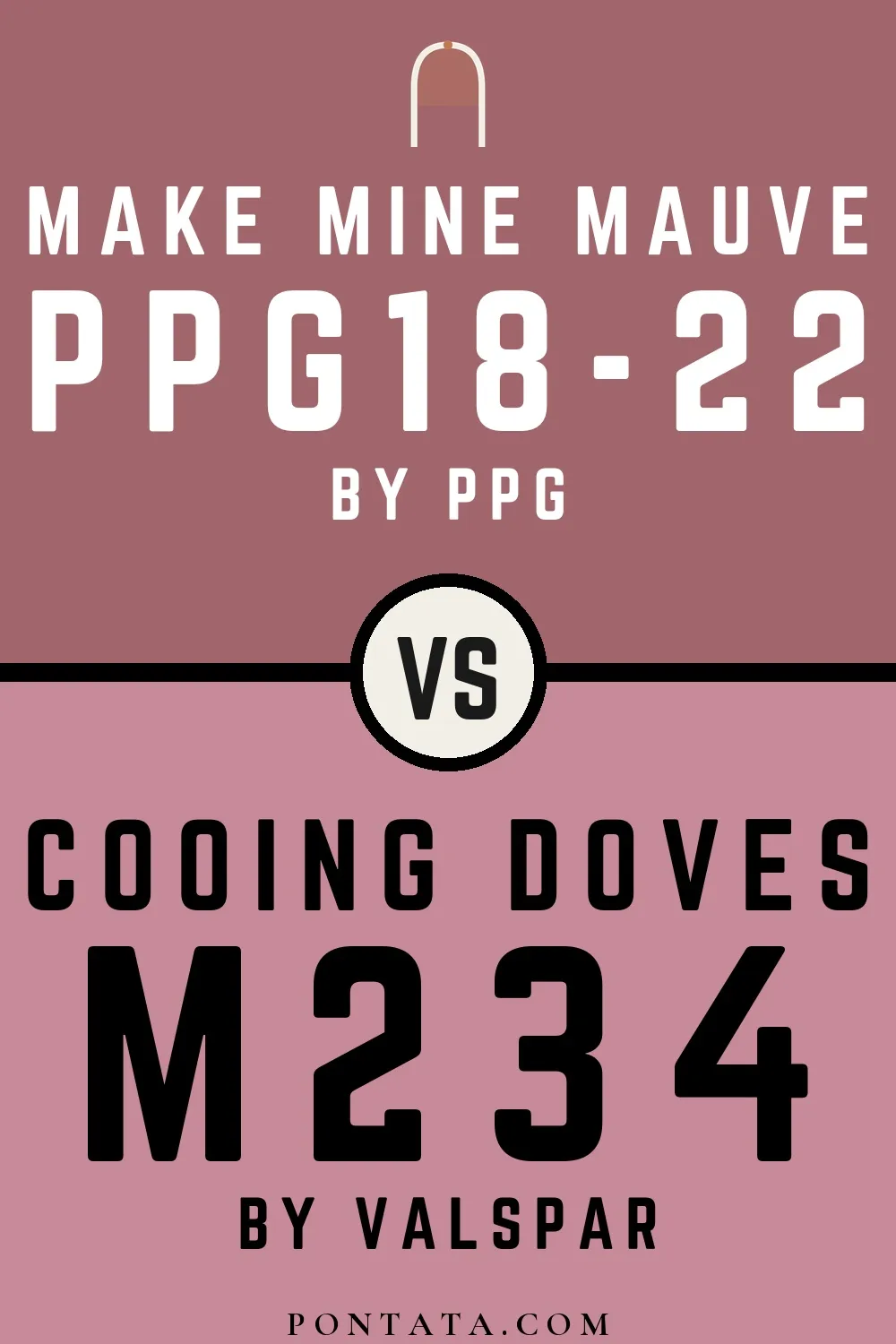 Make Mine Mauve vs Cooing Doves