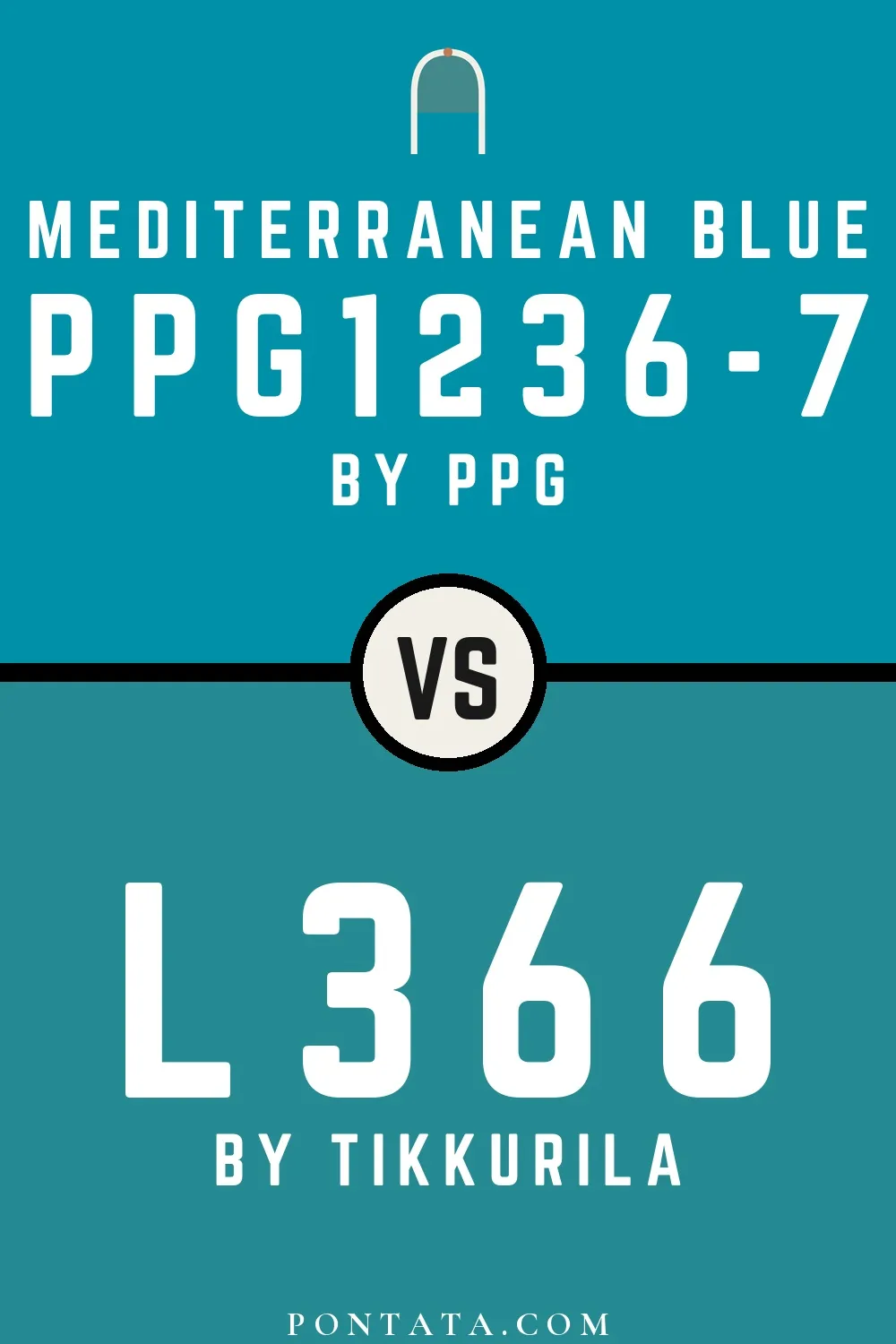 Mediterranean Blue vs L366