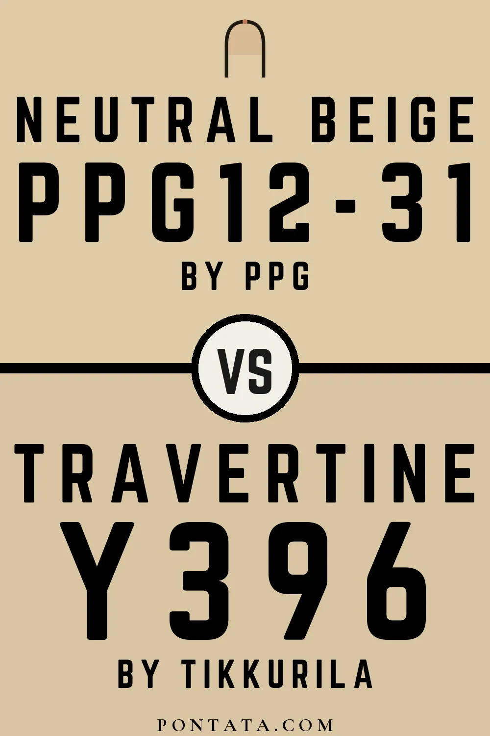 Neutral Beige vs Travertine