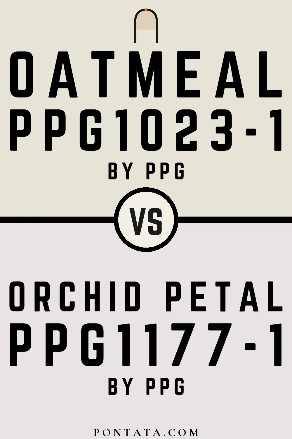 Oatmeal vs Orchid Petal