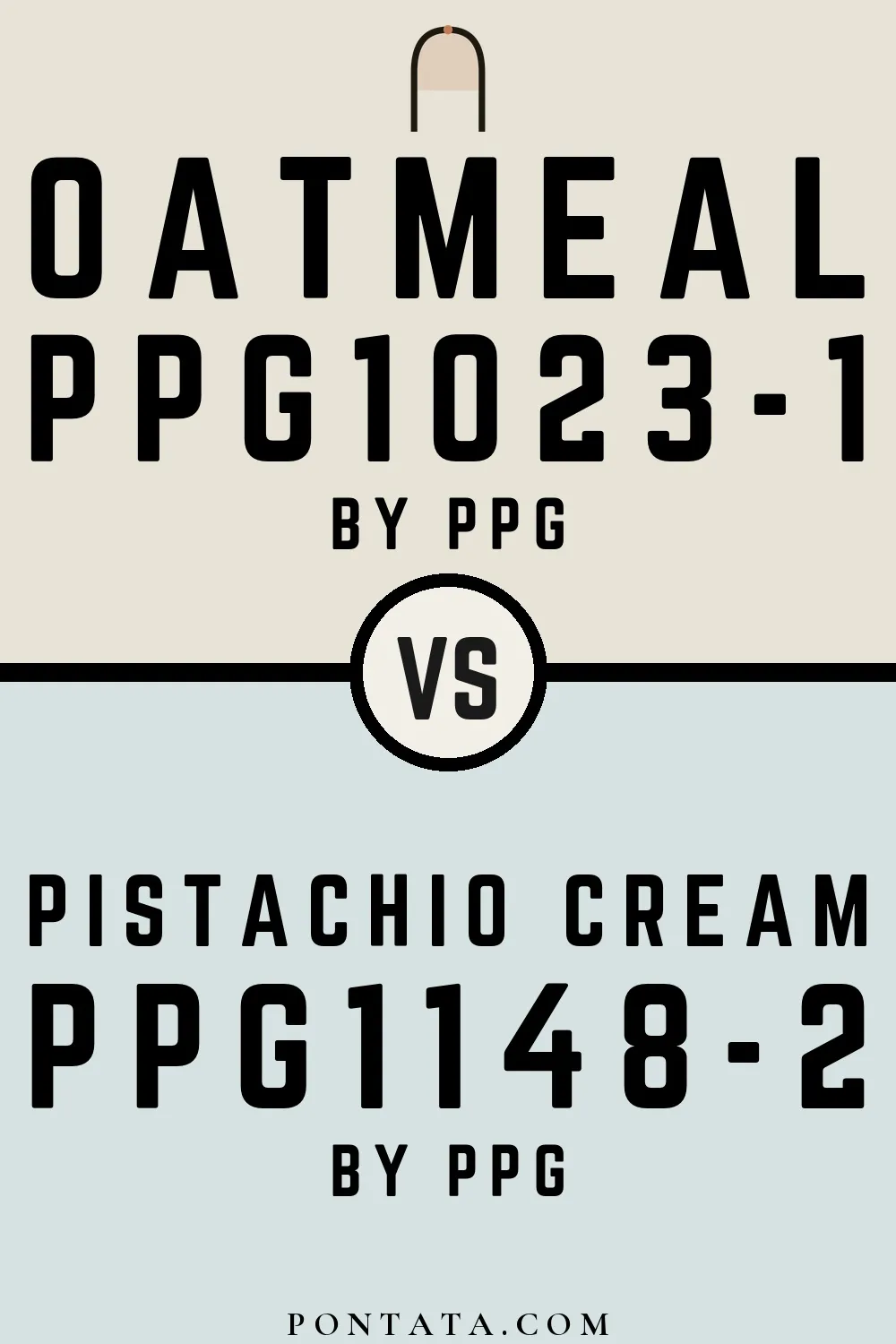 Oatmeal vs Pistachio Cream