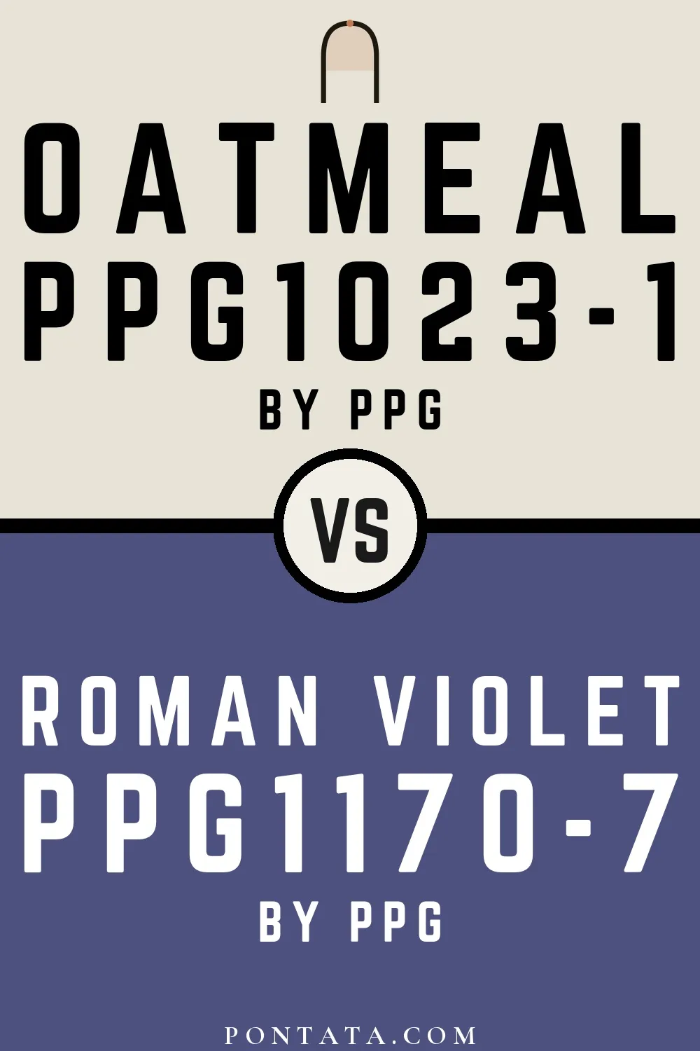Oatmeal vs Roman Violet