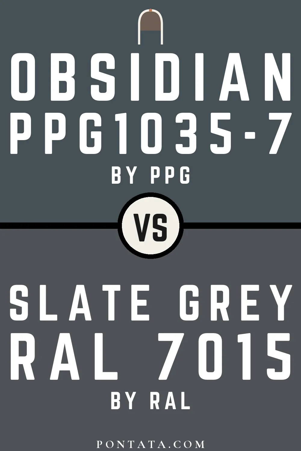 Obsidian vs Slate grey