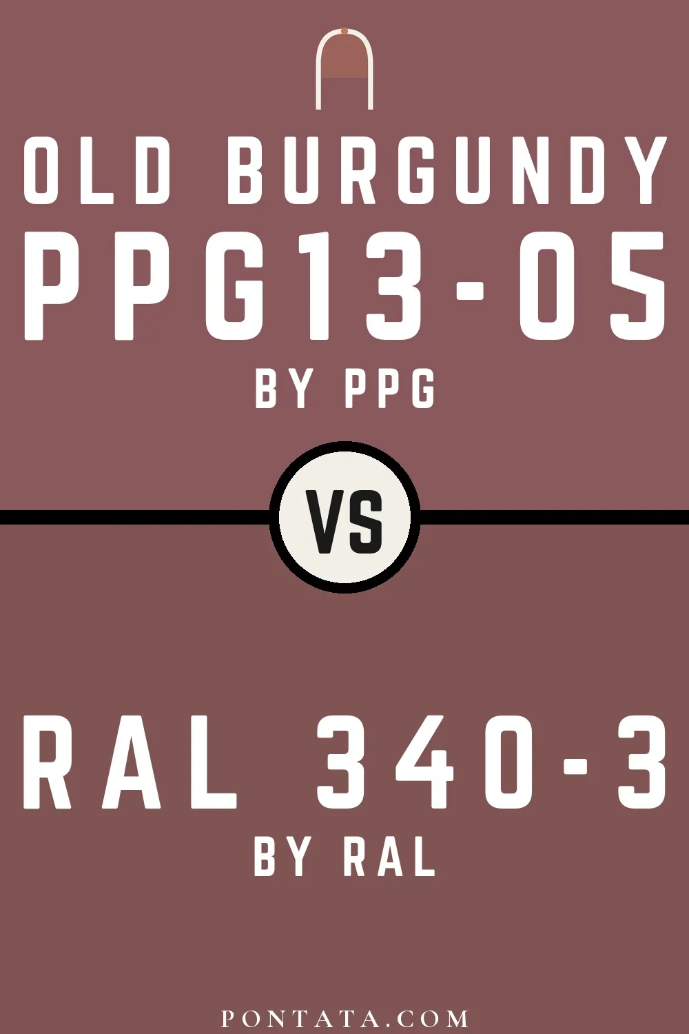 Old Burgundy vs RAL 340-3