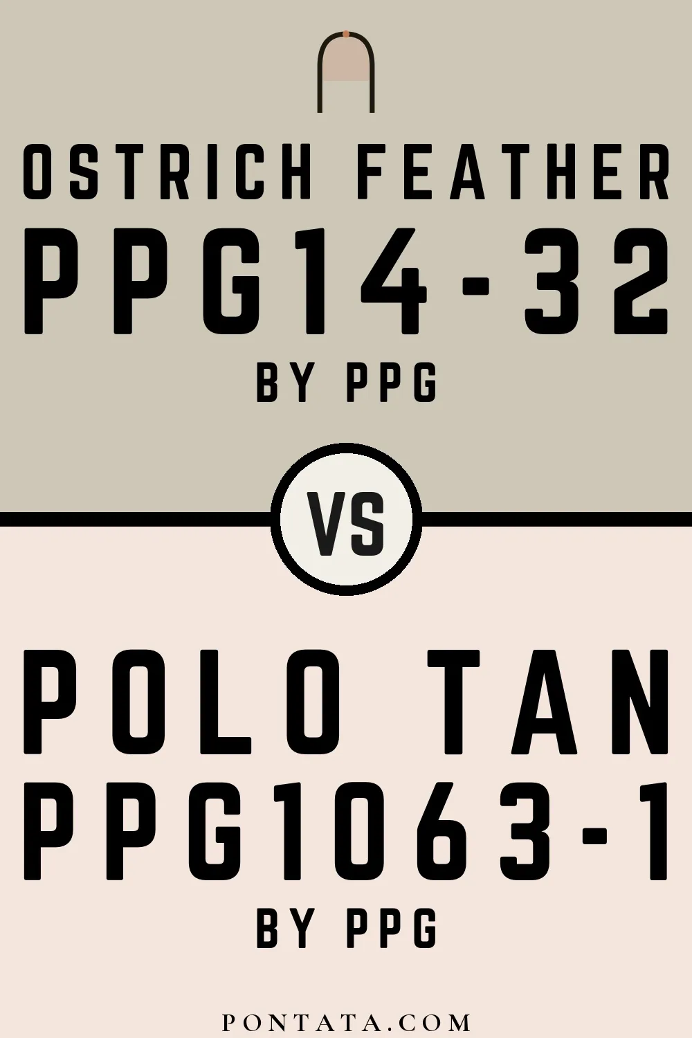 Ostrich Feather vs Polo Tan