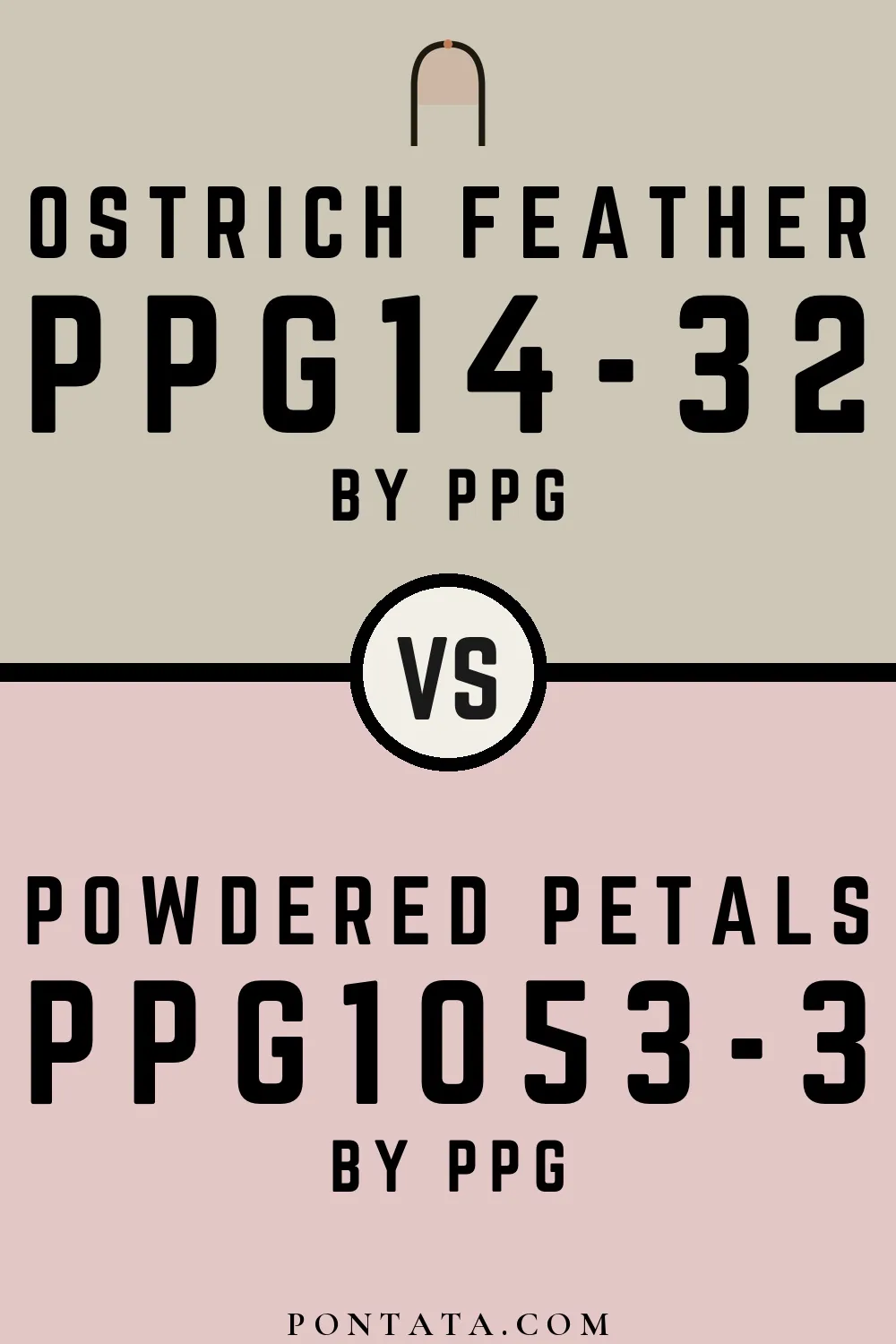 Ostrich Feather vs Powdered Petals