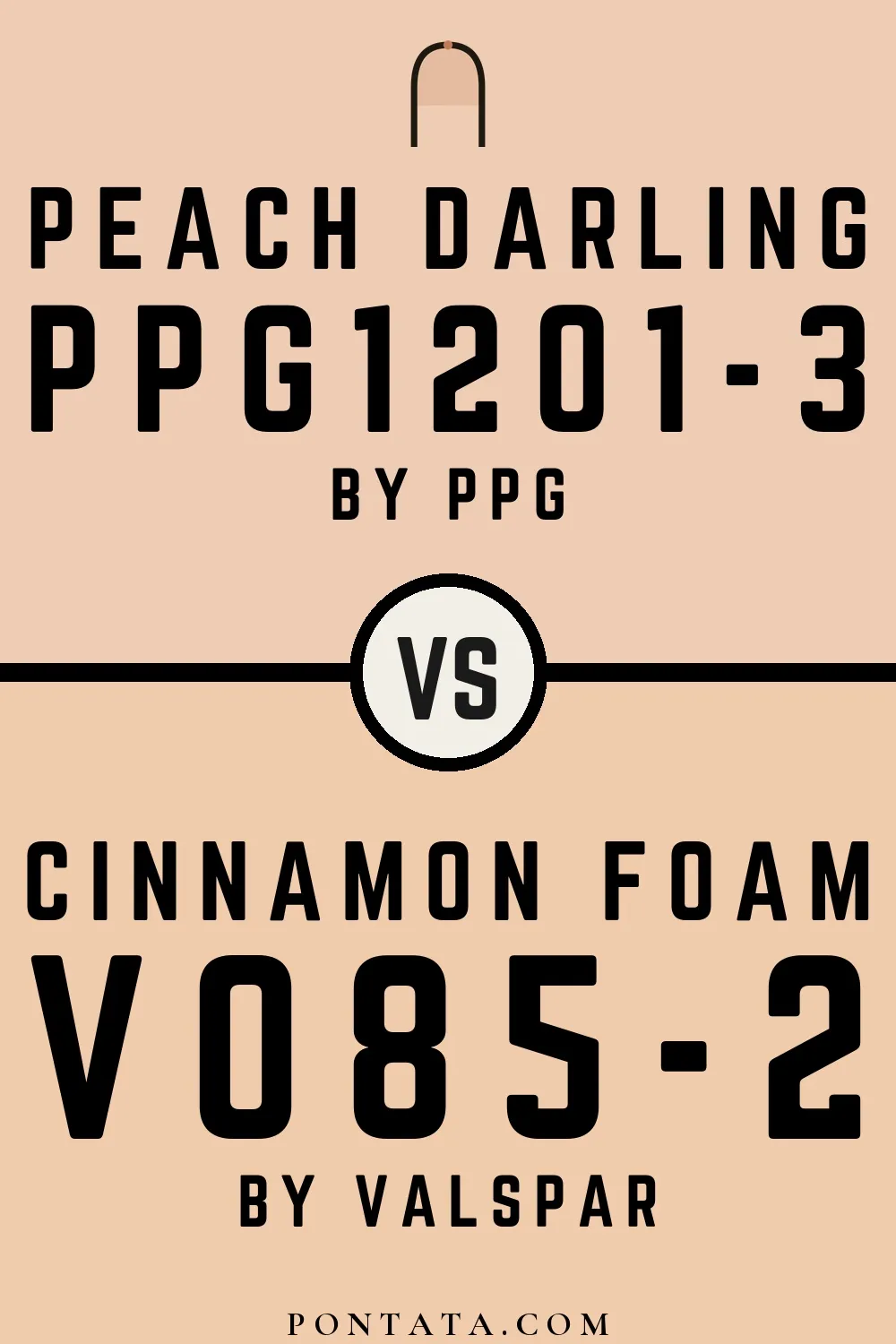 Peach Darling vs Cinnamon Foam