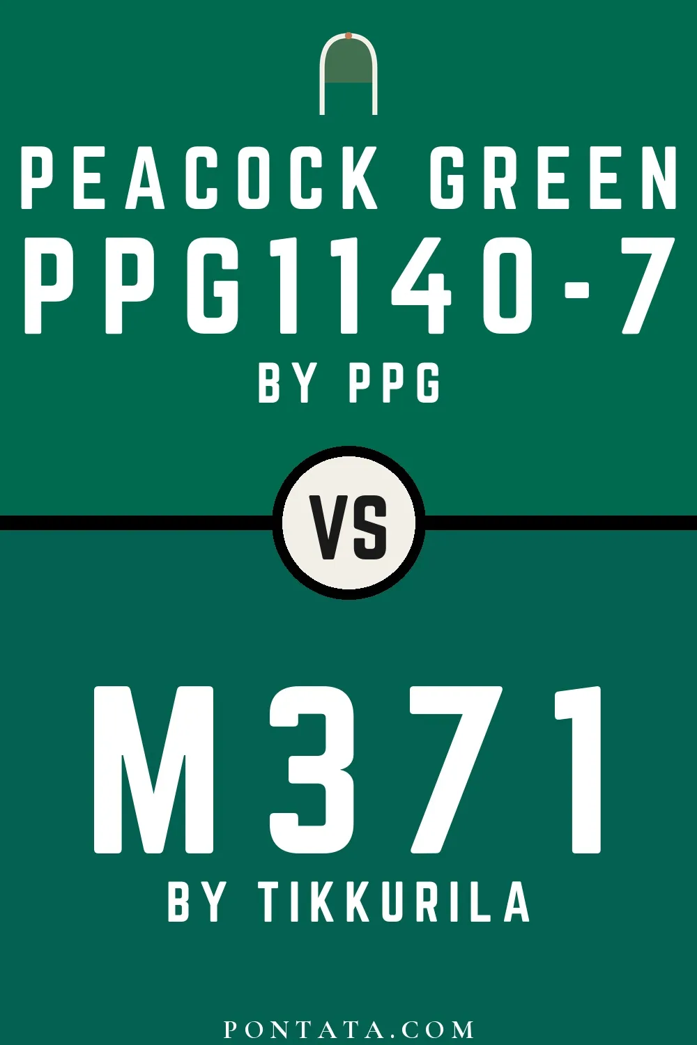 Peacock Green vs M371