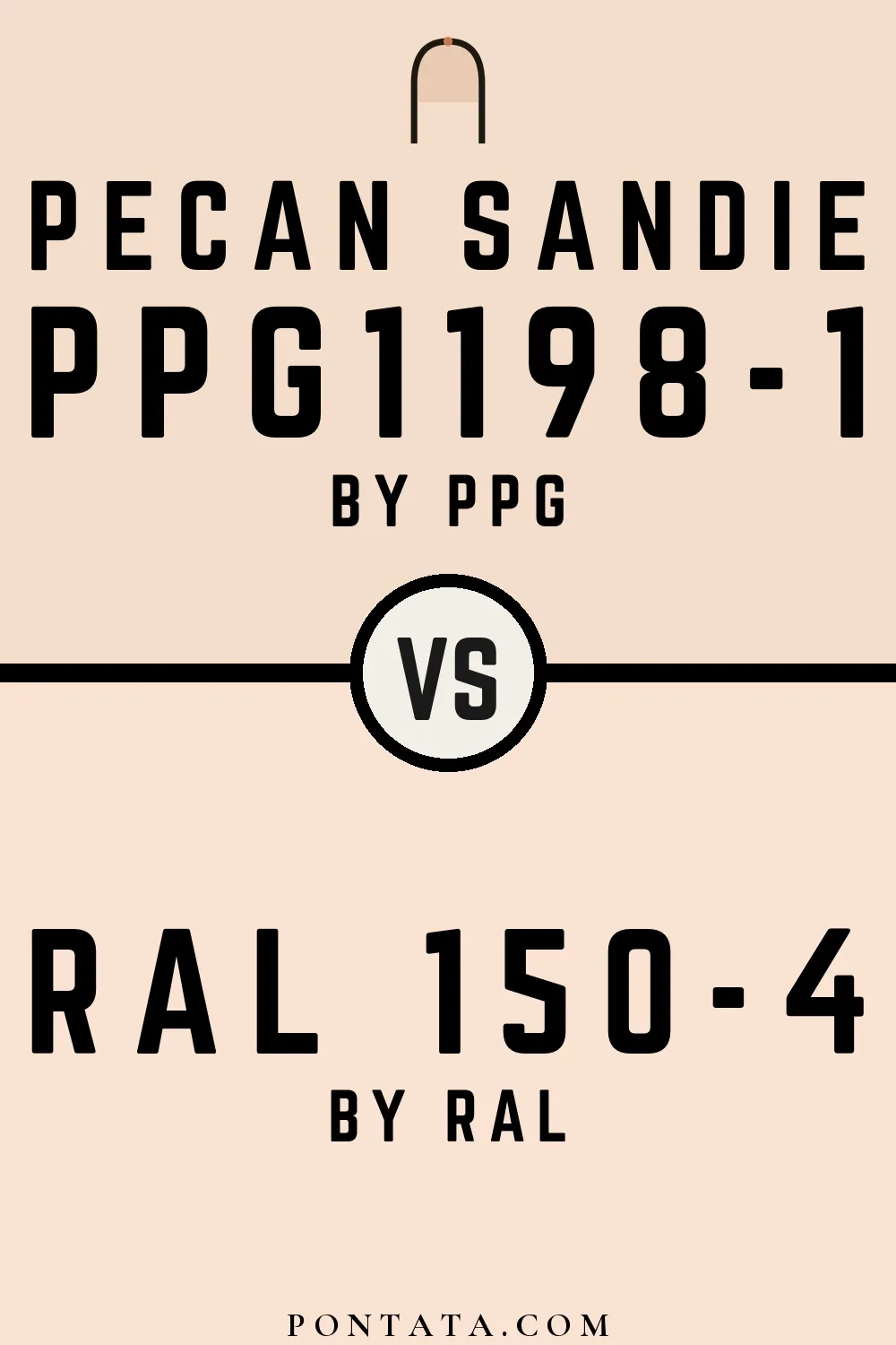 Pecan Sandie vs RAL 150-4