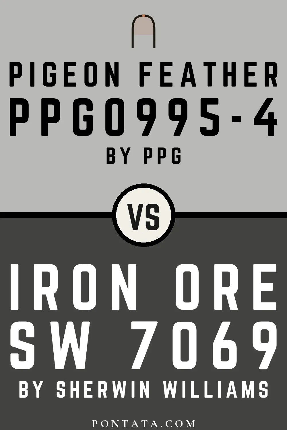 Pigeon Feather vs Iron Ore