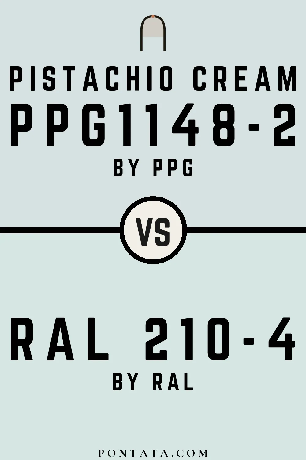 Pistachio Cream vs RAL 210-4