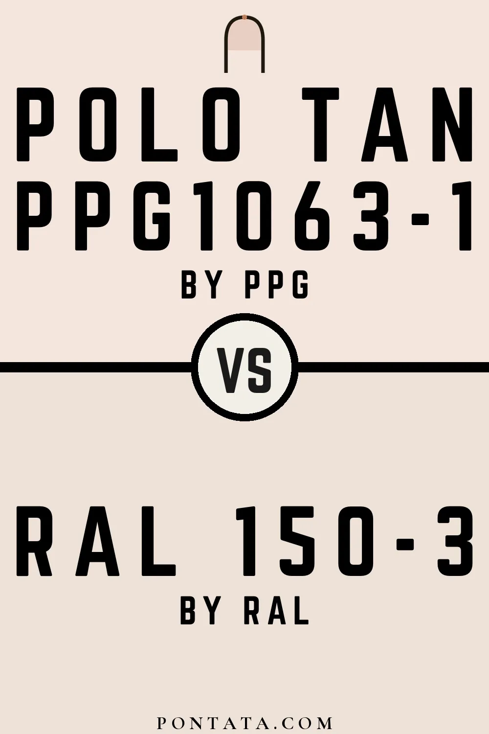 Polo Tan vs RAL 150-3