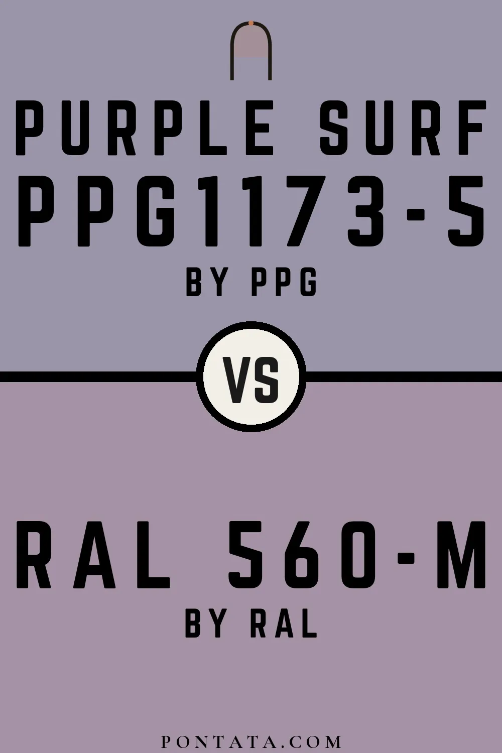Purple Surf vs RAL 560-M