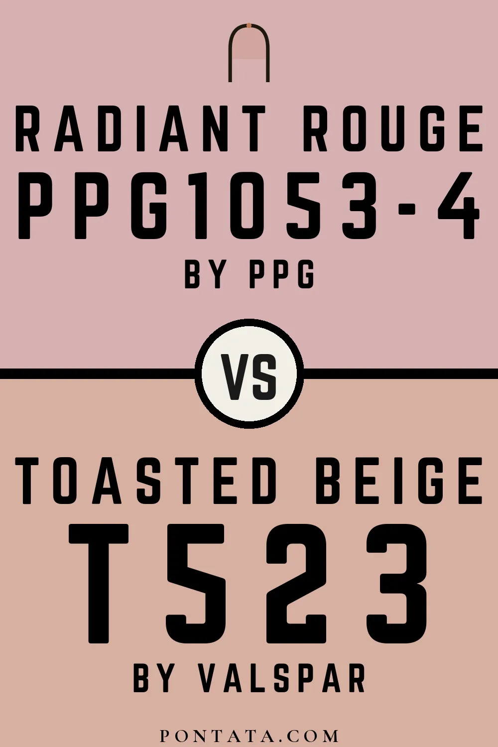 Radiant Rouge vs Toasted Beige
