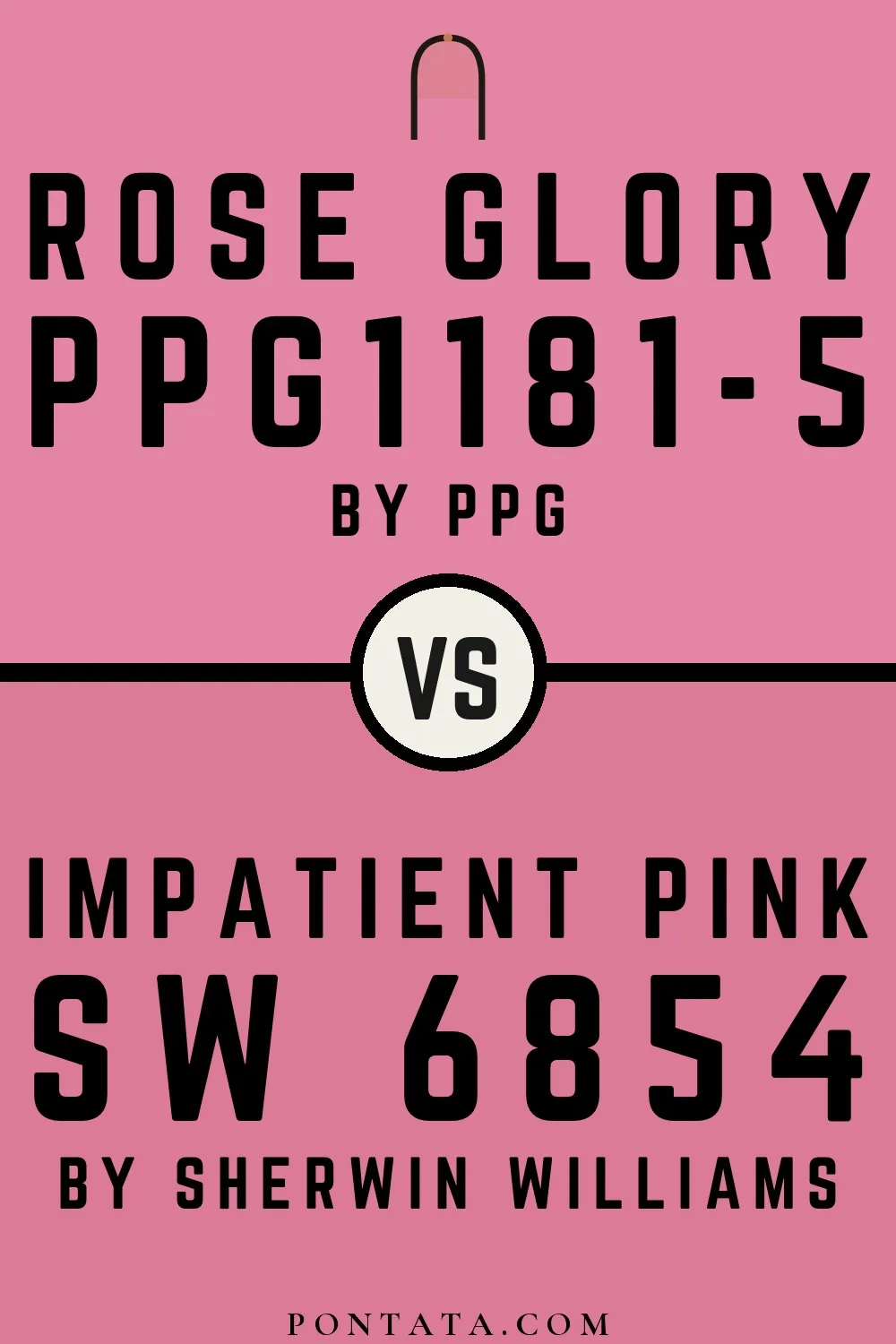 Rose Glory vs Impatient Pink