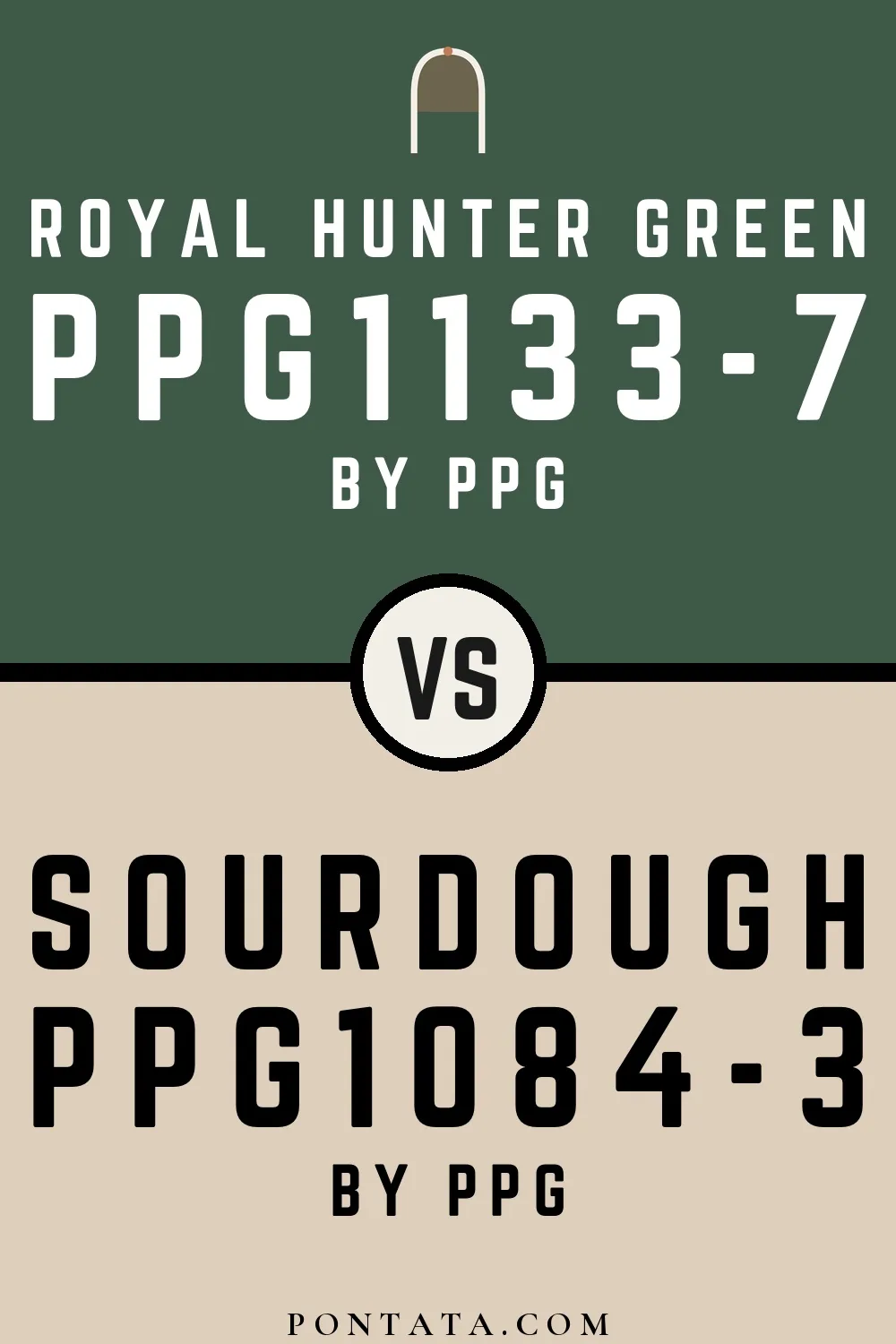 Royal Hunter Green vs Sourdough