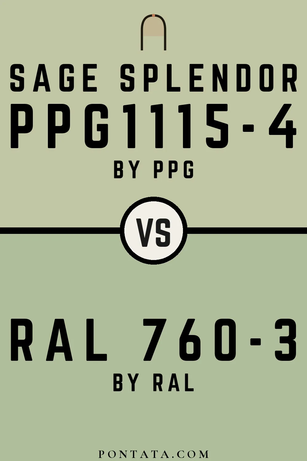 Sage Splendor vs RAL 760-3