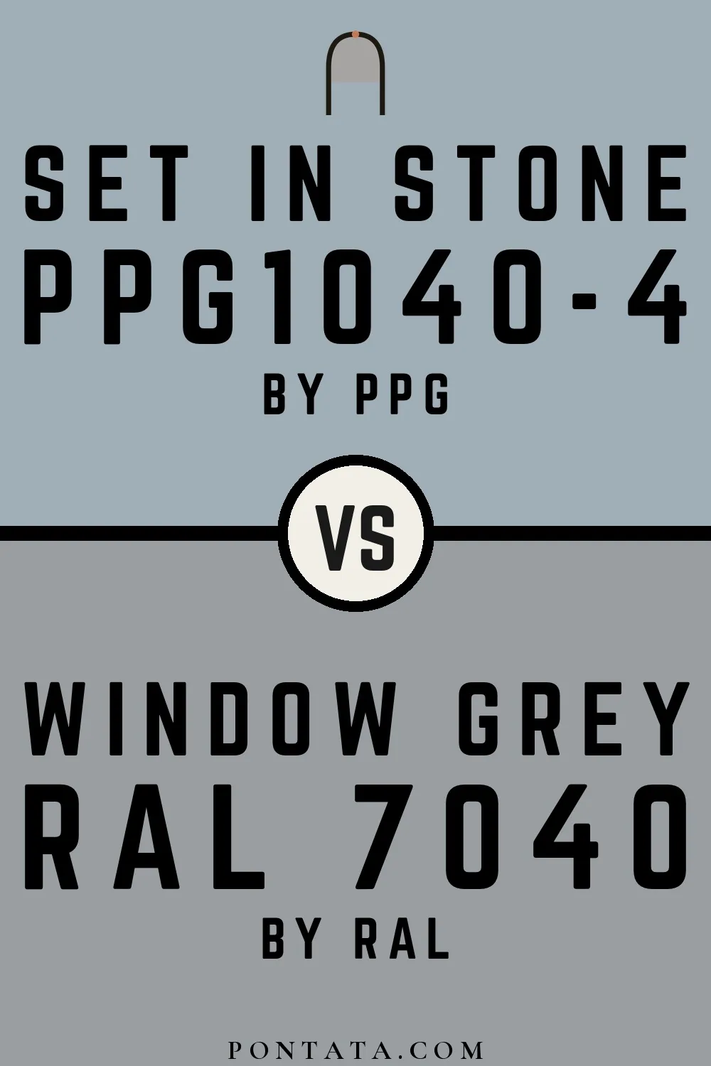 Set In Stone vs Window grey