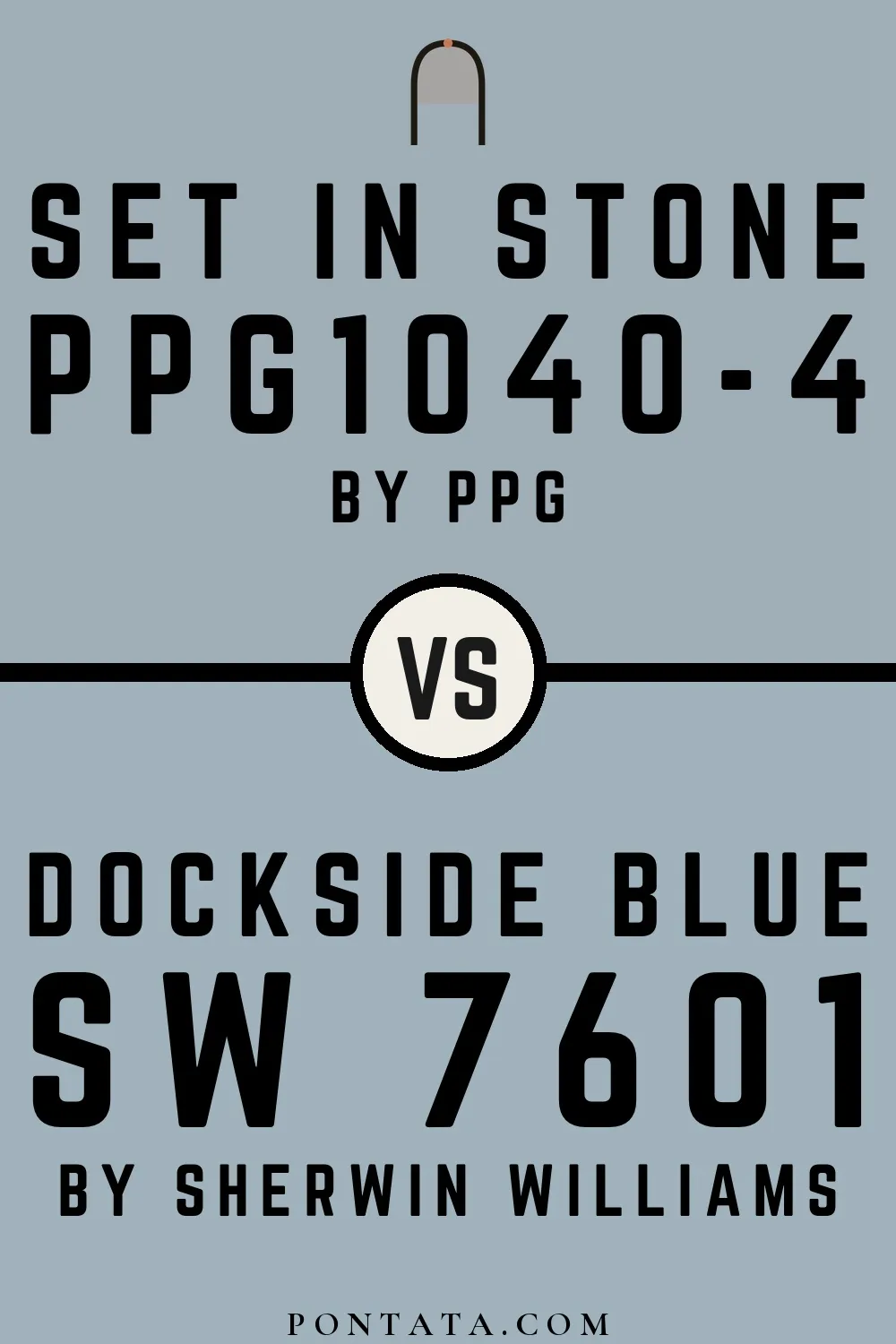 Set In Stone vs Dockside Blue