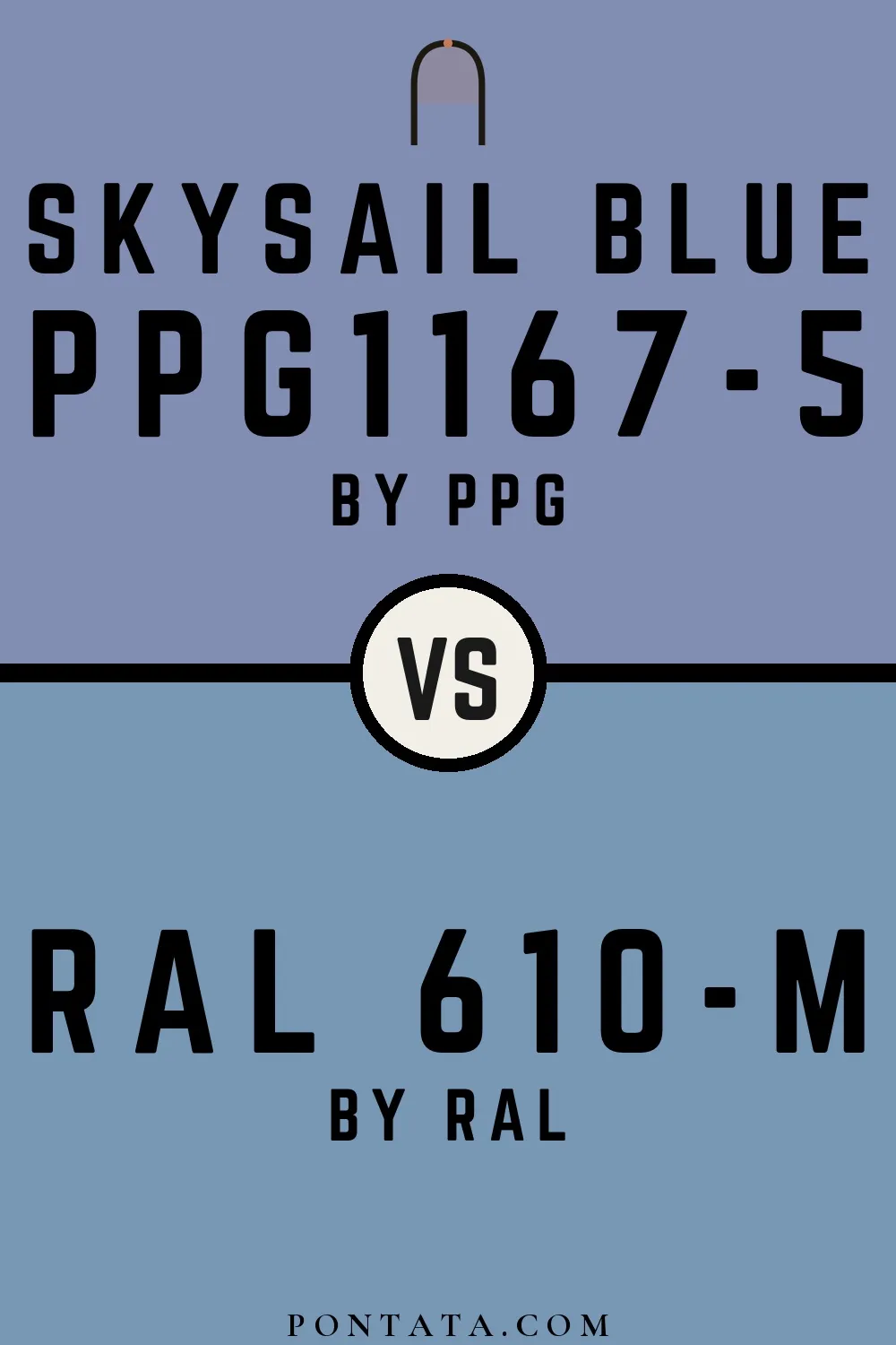 Skysail Blue vs RAL 610-M
