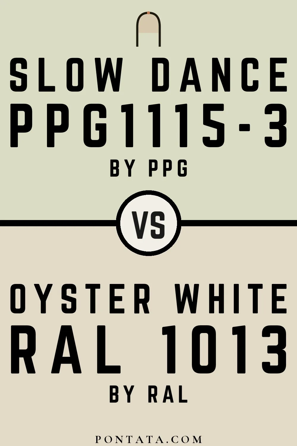 Slow Dance vs Oyster white