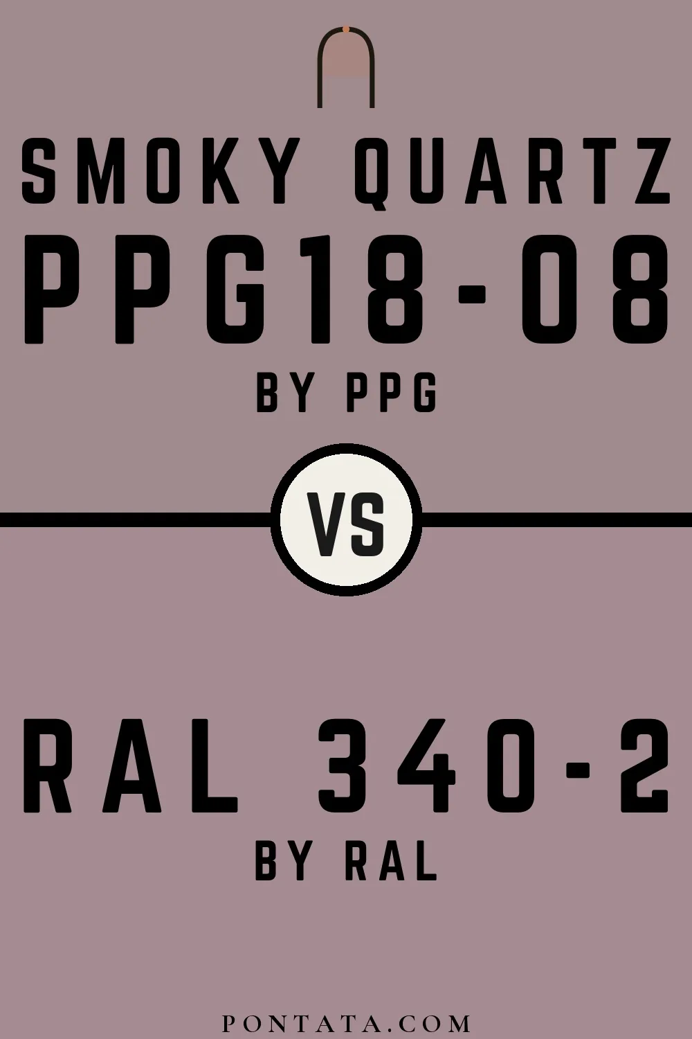 Smoky Quartz vs RAL 340-2