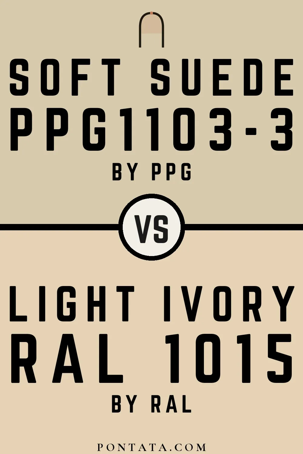 Soft Suede vs Light ivory