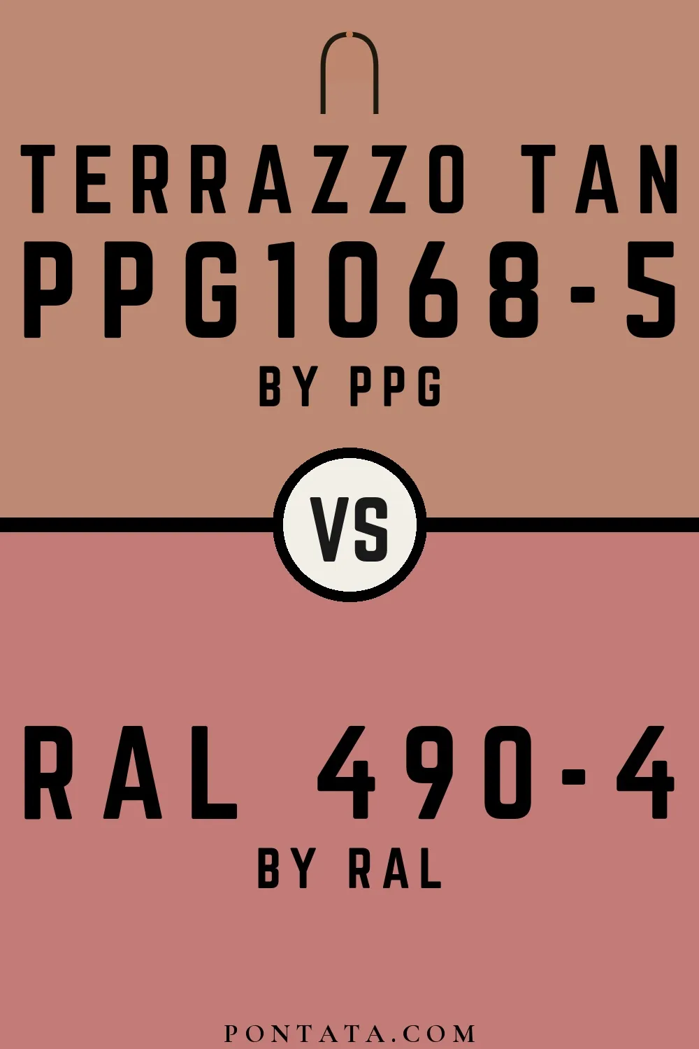 Terrazzo Tan vs RAL 490-4
