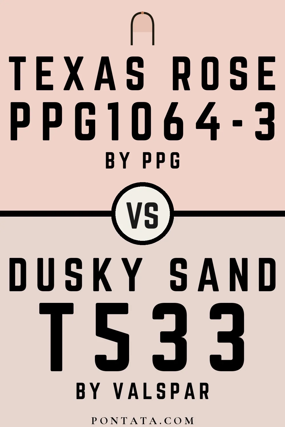 Texas Rose vs Dusky Sand
