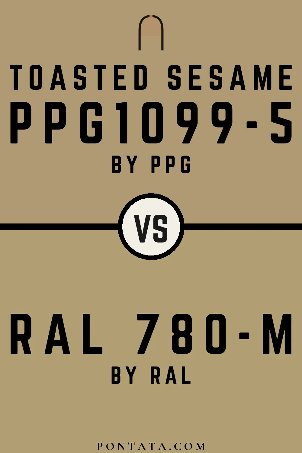 Toasted Sesame vs RAL 780-M