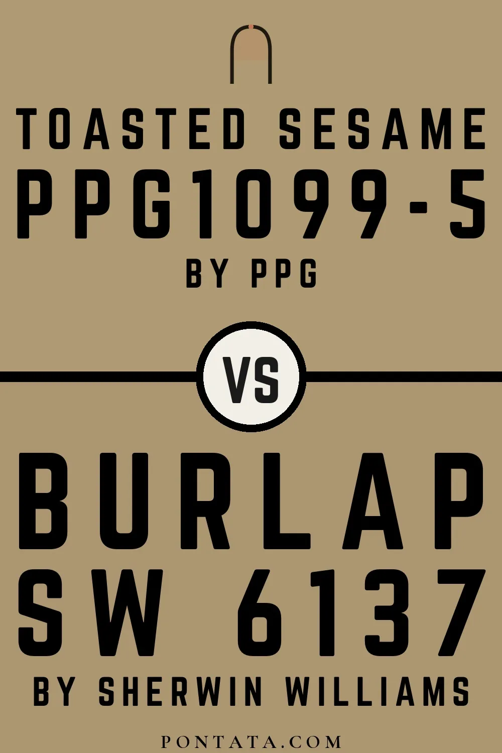 Toasted Sesame vs Burlap