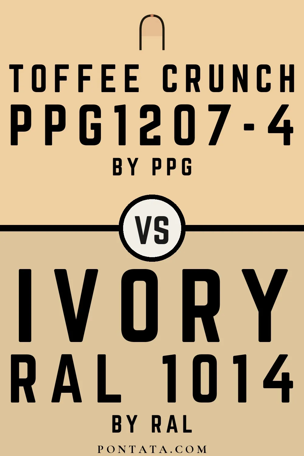 Toffee Crunch vs Ivory