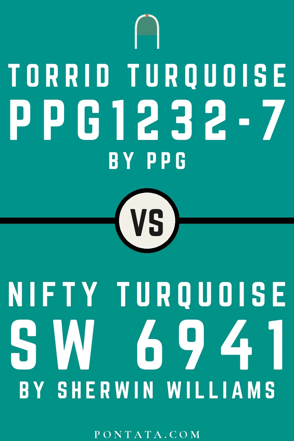 Torrid Turquoise vs Nifty Turquoise
