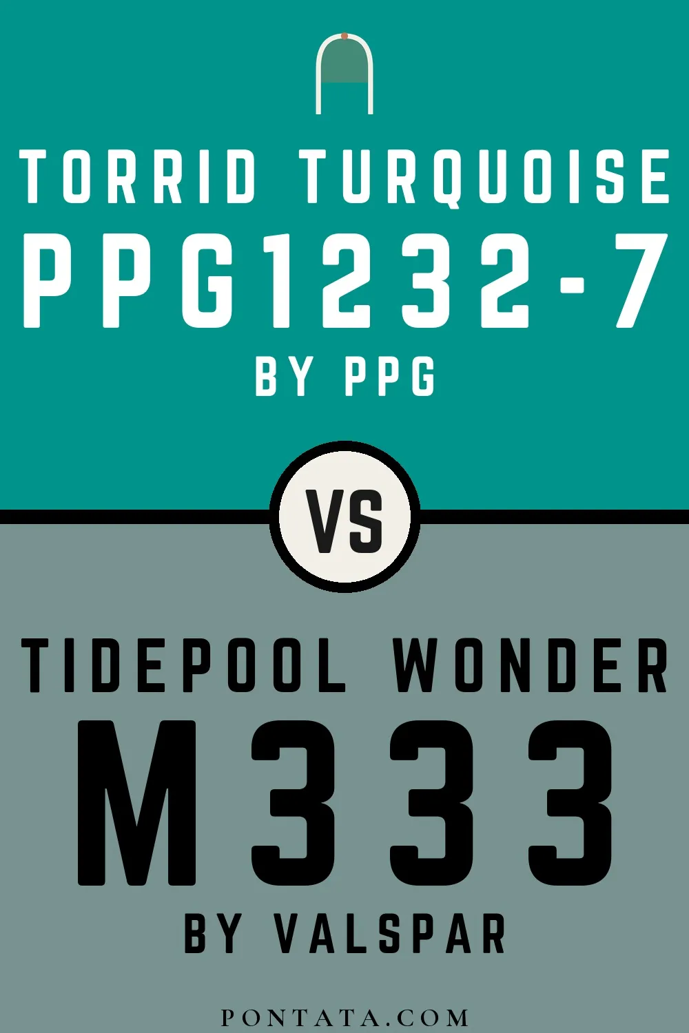Torrid Turquoise vs Tidepool Wonder