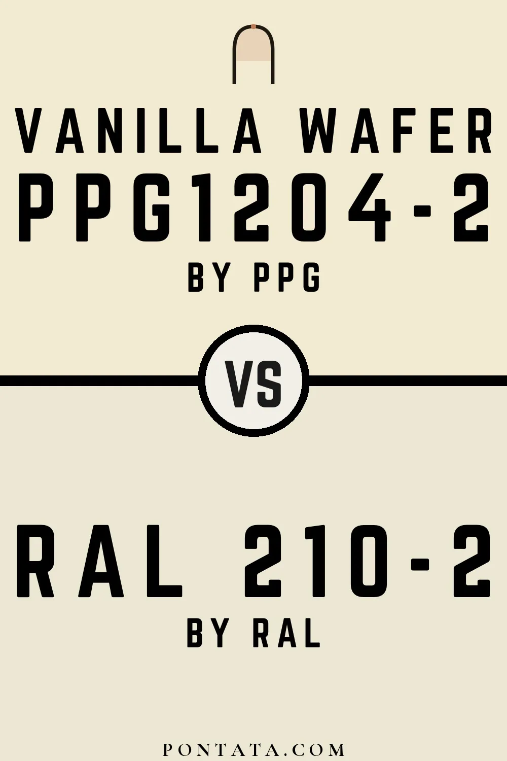 Vanilla Wafer vs RAL 210-2
