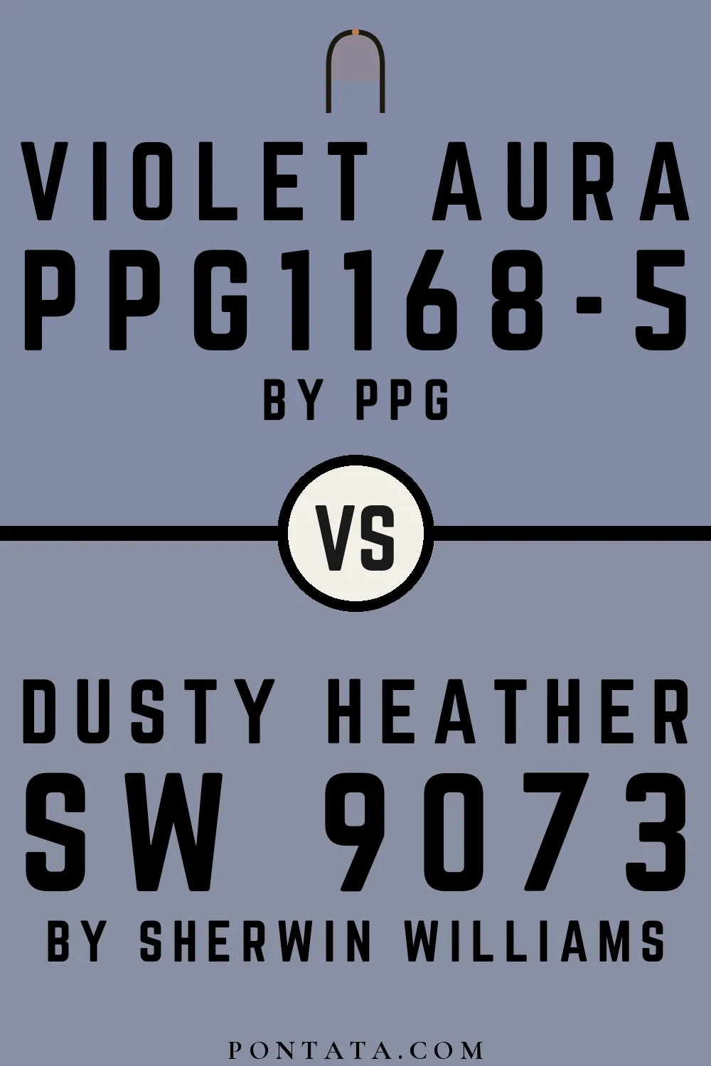 Violet Aura vs Dusty Heather